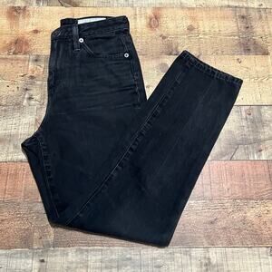 AG Adriano Goldschmied Vintage High-Waisted Tapered Leg The Phoebe Jeans Sz 24